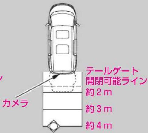 テーテルゲート 開閉可能ライン 約2m 約3m 約4m カメラ