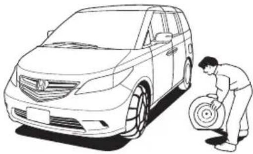 Honda Elysion (2004) - (タイヤまわりの着氷) - 2