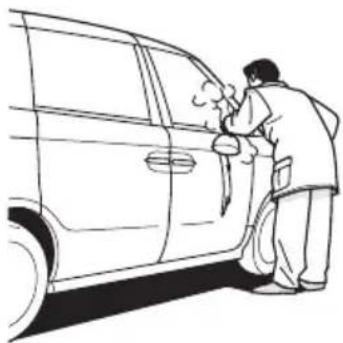 Honda Elysion (2004) - ドアの凍結 - 1