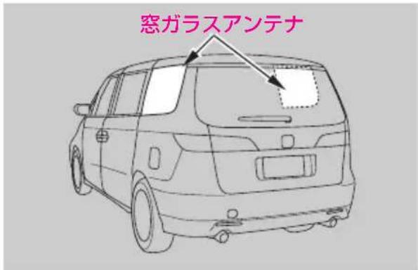 窓ガラスアンテナ