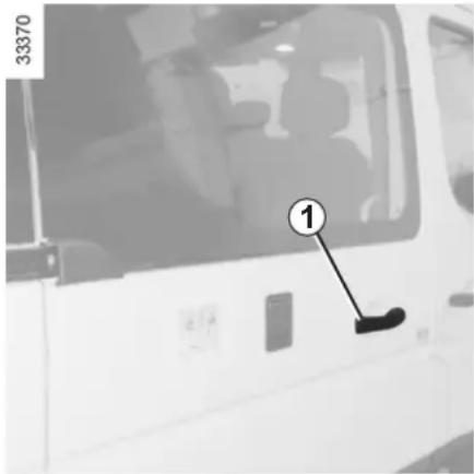 RENAULT Master (2013) - KÉZI MÜKÖDTETÉSÜ OLDALSÓ TOLÓAJTÓ - 1