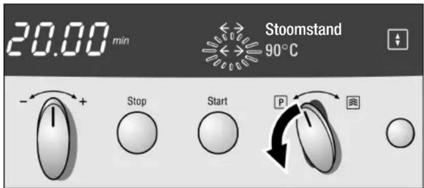NEFF B 8732 N0 - Metdefunctiekeuzeknopnaarwensde temperatuurveranderen. - 1