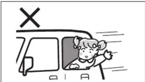 MAZDA AZ-Wagon (2011) - 窓から顔や手を出さない - 1