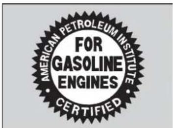 AMERICAN PETROLEUM INSTITUTE FOR GASOLINE ENGINES CERTIFIED