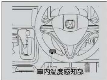 車內溫度感知部