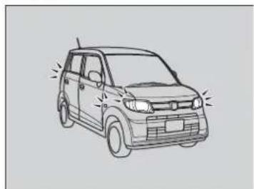 Honda Zest Spark (2011) - キーレスエントリーでの施錠 / 解錠 - 2