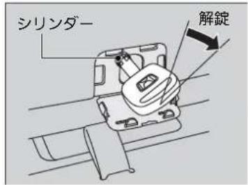 シリンダー 解錠
