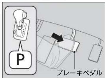 P ブレーキペダル