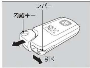 レバー 内蔵キー 引く