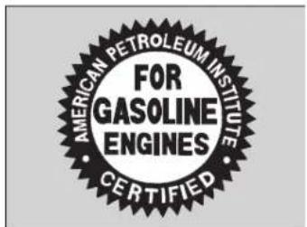 AMERICAN PETROLEUM INSTITUTE FOR GASOLINE ENGINES CERTIFIED