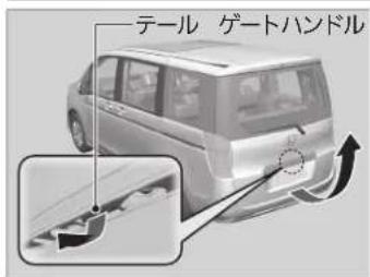 テール ゲートハンドル
