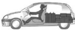 RENAULT Clio (2006) - A FÉNYSZÓRÓK MAGASSÁGÁNAK ELEKTROMOS ÁLLÍTÁSA - 10