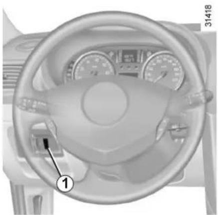 RENAULT Clio (2006) - SEBESSÉGTARTÓ ÉS -HATÁROLÓ: sebességhatároló funkció (1/3) - 1