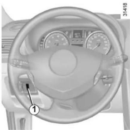 RENAULT Clio (2006) - SEBESSÉGTARTÓ ÉS -HATÁROLÓ: sebességtartó funkció (1/4) - 1