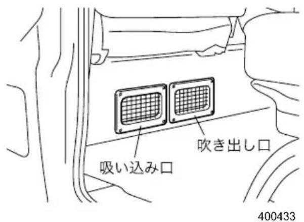吸い込み口 吹き出し口 400433