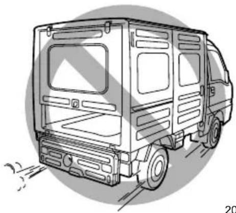 SUBARU Sambar Van (2009) - 警告 - 1