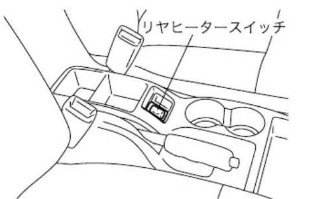 リヤヒータースイッチ