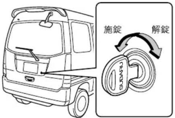 施錠 解錠 SUBARU