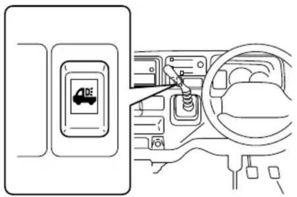 SUBARU Sambar Van (2009) - 作業灯スイッチ（赤帽） - 1
