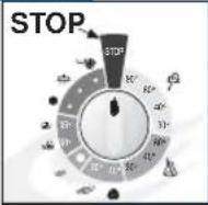 Ardo TL80E - ПОЗНАЧКА "STOP" РУЧКИ ПРОГРАМАТОРА: - 1