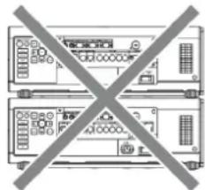 PANASONIC PT-DZ110XE - Óvintézkedések a projektor telepítésekor / 2 - 3