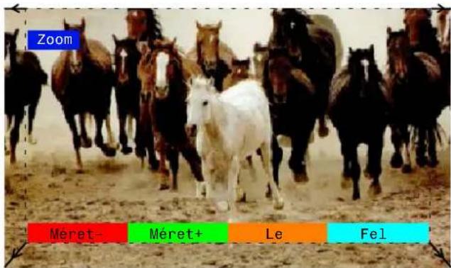 Zoom Méret- Méret+ Le Fel