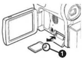 Diagram showing a device with labeled parts, including a magnifying glass and a numbered component.