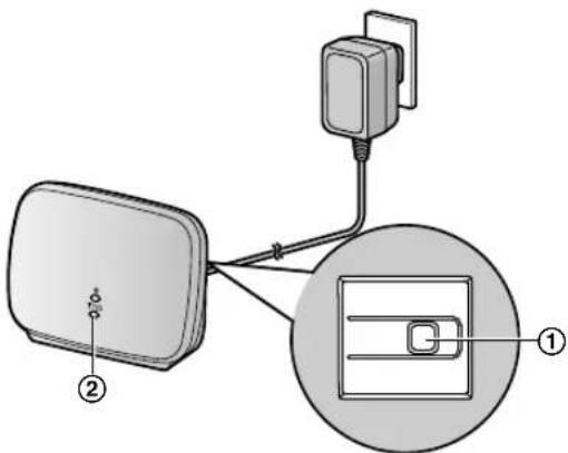 PANASONIC VL-SWD501U - Selectați dispozitivul la care doriți să se conecteze repetorul. - 1
