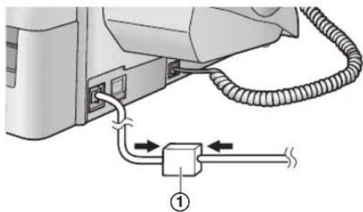 PANASONIC KX-FT938HG - Csatlakoztatások - 1