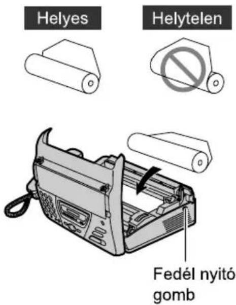 PANASONIC KX-FT78HG - Vételi papír – behelyezés / csere - 1