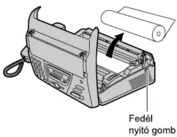 Fedél nyitó gomb