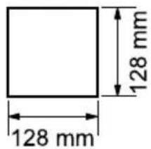 128 mm 128 mm