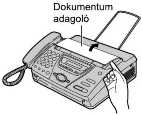 Dokumentum adagoló