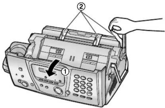 PANASONIC KX-FC238HG - A szállítási rögzítőszalag eltávolítása - 1