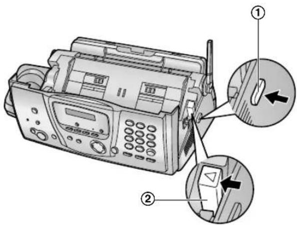 PANASONIC KX-FC238HG - A film behelyezése - 2