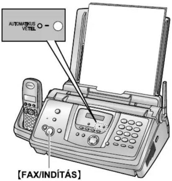 AUTOMATIKUS VETEL [FAX/INDÍTÁS]