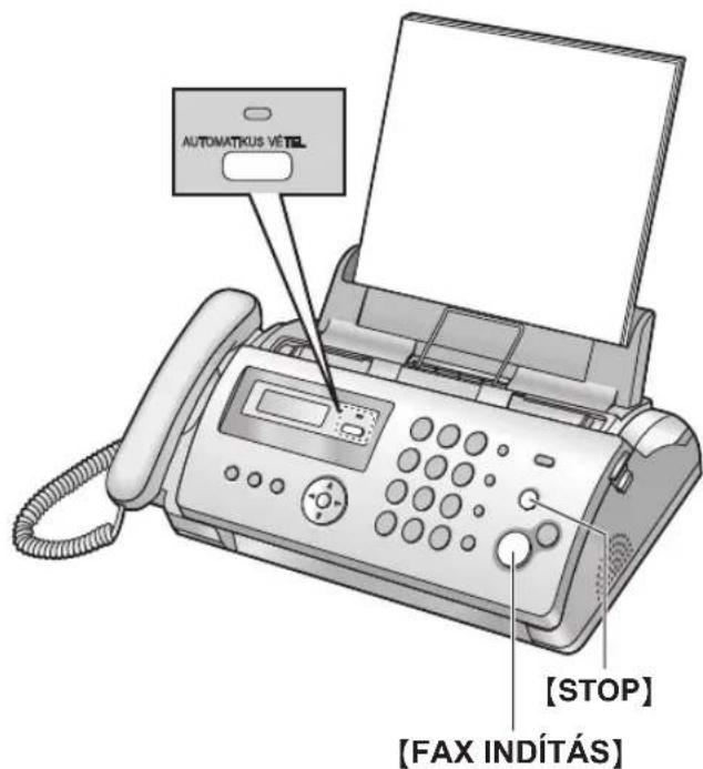 AUTOMATKUS VETR [STOP] [FAX INDÍTÁS]