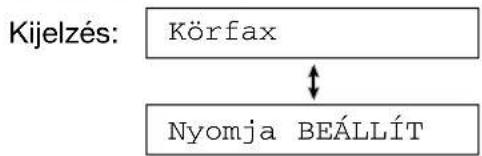 PANASONIC KX-FM90HG - Állomások programozása a körfax memóriába - 1