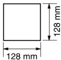 128 mm 128 mm
