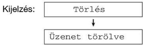 PANASONIC KX-FM90HG - Adott üzenet törlése a memóriából - 1