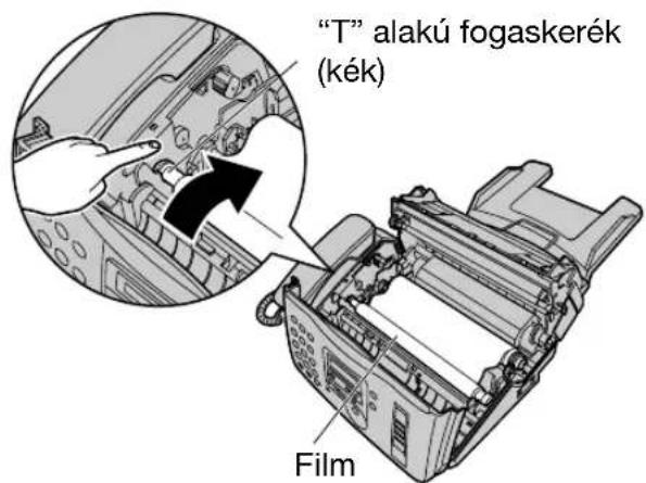 "T" alakú fogaskerék (kék) Film