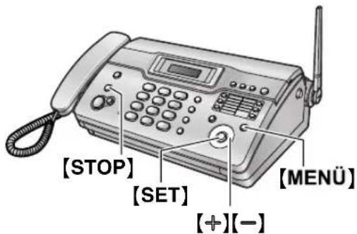 PANASONIC KX-FC962HG - Saját üdvözlő üzeneteinek rögzítése - 1