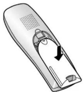 PANASONIC KX-FC962HG - Az akkumulátorok behelyezése - 2