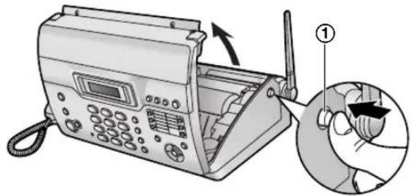 PANASONIC KX-FC962HG - A dokumentum adagoló / szkenner üveg tisztítása - 1
