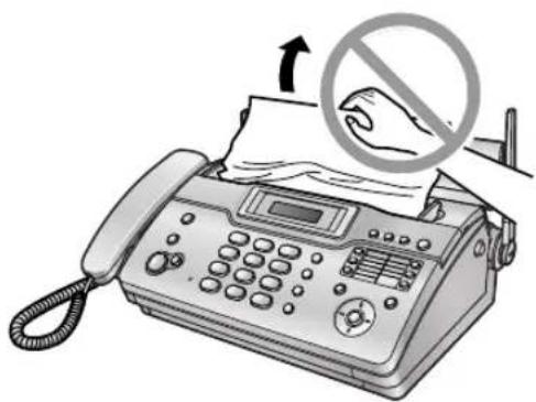 PANASONIC KX-FC962HG - Dokumentum elakadás – adás - 3