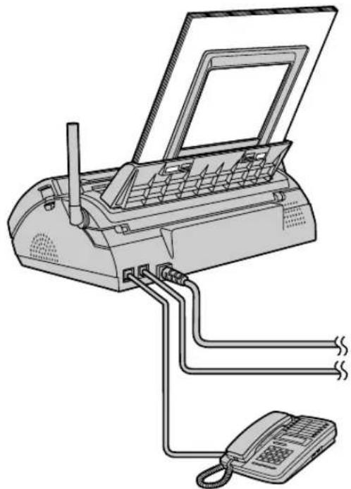 PANASONIC KX-FC268HG - Amikor a készülék nem érzékel fax hívóhangot - 1