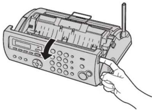 PANASONIC KX-FC268HG - Nyissa ki az elülső fedelet. - 1