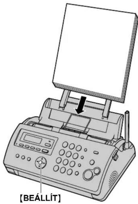 PANASONIC KX-FC268HG - Ha a vételi papír nem megfelelően van a készülékbe helyezve - 1