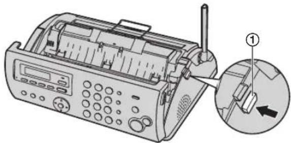 PANASONIC KX-FC268HG - Nyissa ki az elülső fedelet. - 2