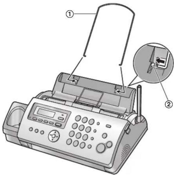 PANASONIC KX-FC228HG - Csukja vissza gondosan az elülsö fedelet. - 4